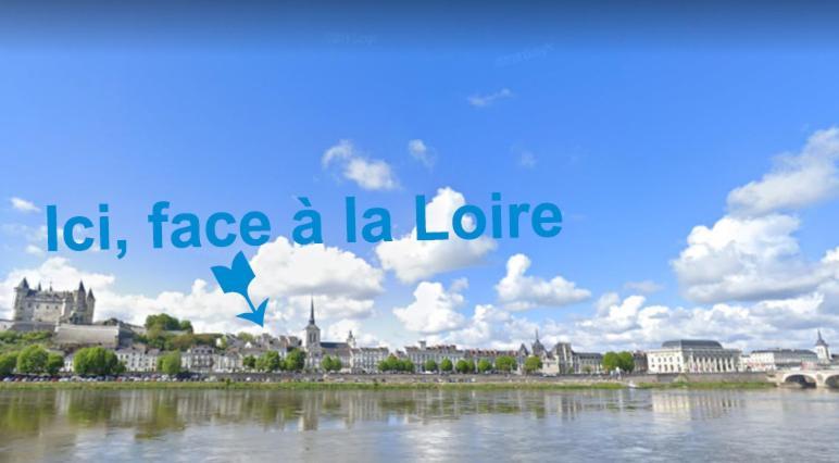 T2 Vue Sur Loire Local Velo Apartment Saumur Exterior photo
